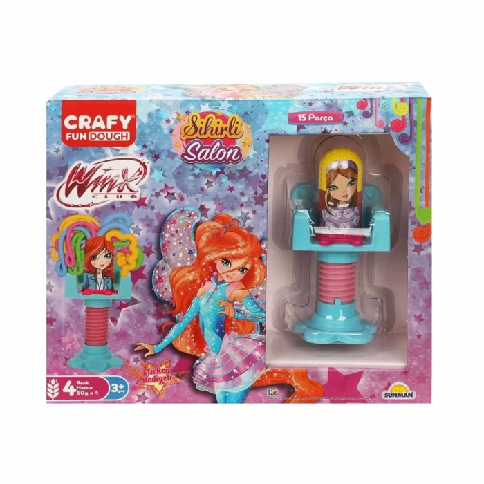 Nessiworld Crafy Winx Sihirli Salon Oyun Hamur Seti 15 Parça