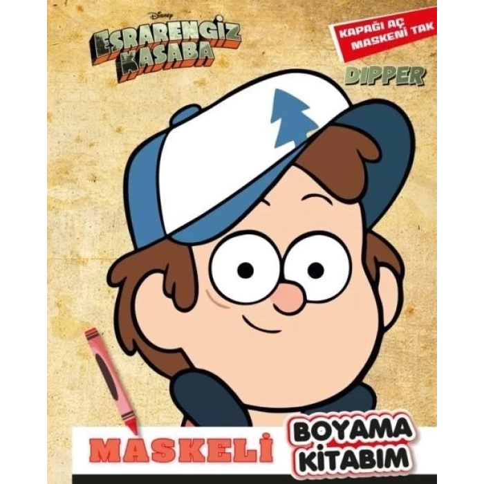 NessiWorld Disney Esrarengiz Kasaba Maskeli Boyama Dipper