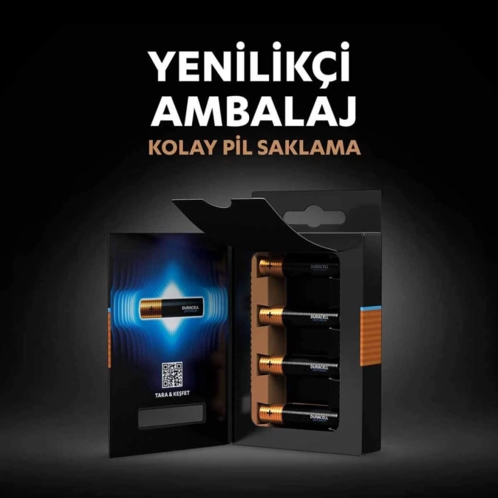 Nessiworld Duracell 4Lü Optimum AAA Kalem Pil