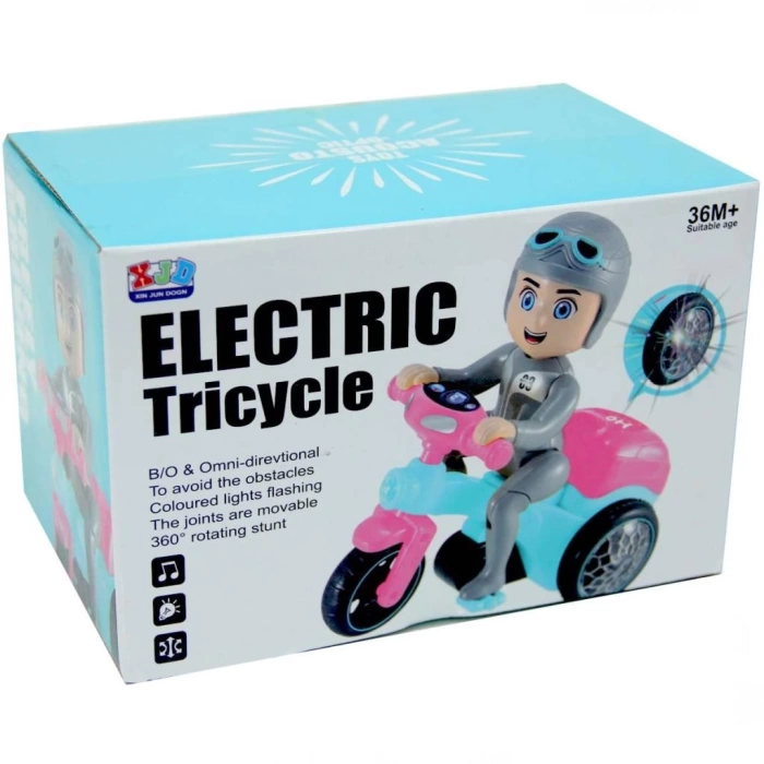 Nessiworld Electric Tricycle Pilli Işıklı Sesli Motorsiklet