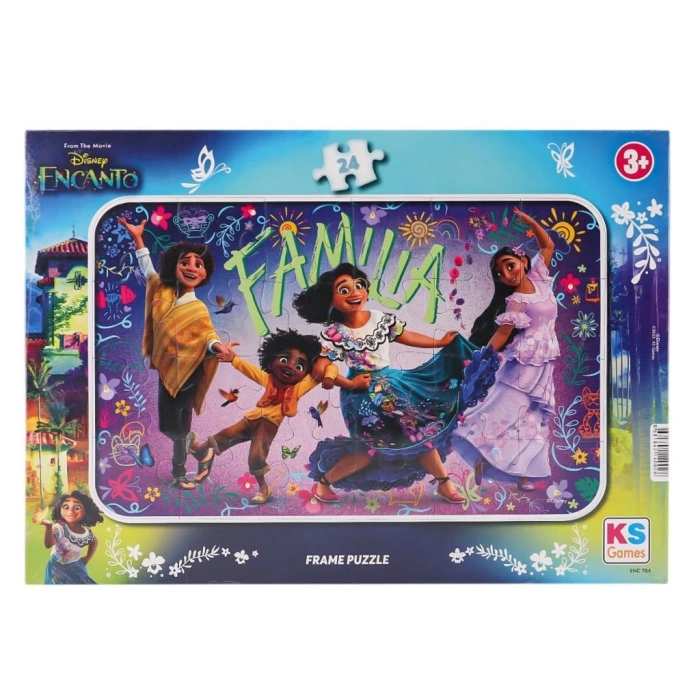 Nessiworld ENC 704 Encanto Familia Frame Puzzle 24 Parça -KS Puzzle