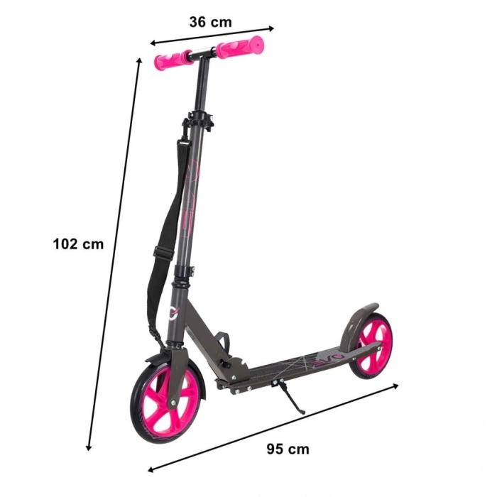 Nessiworld Evo Flexi Max 2 Tekerlekli Scooter Pembe