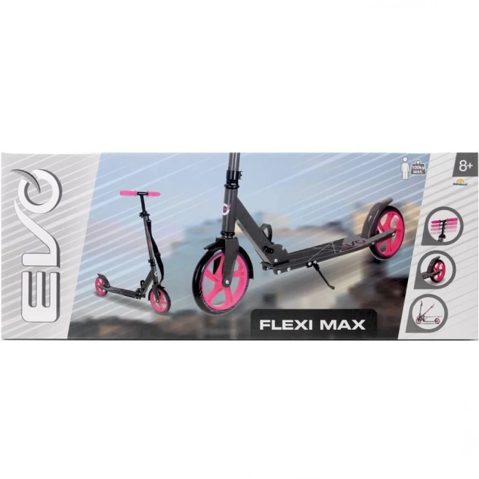 Nessiworld Evo Flexi Max 2 Tekerlekli Scooter Pembe