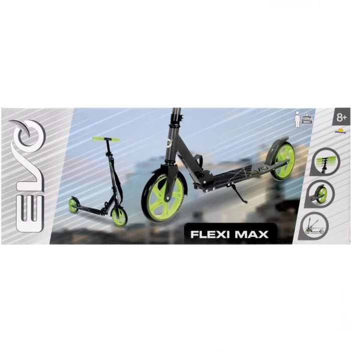 Nessiworld Evo Flexi Max 2 Tekerlekli Scooter Yeşil