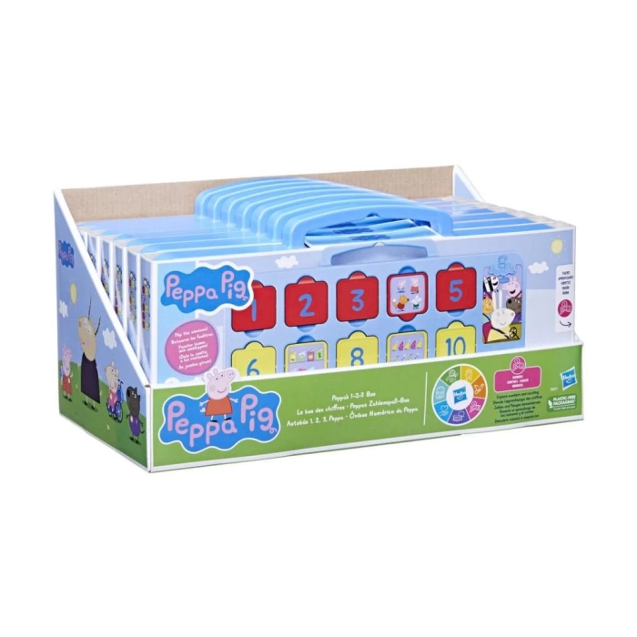 Nessiworld  F6411 Peppa Pig ile Öğreniyorum - Okul Otobüsü +3 yaş
