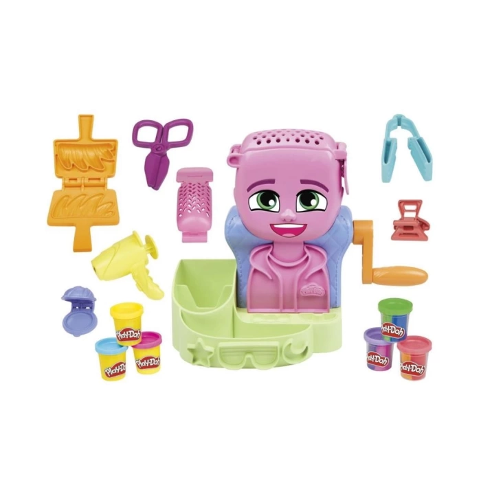 Nessiworld  F8807 Play-Doh Renkli Kuaför Salonu+3 yaş