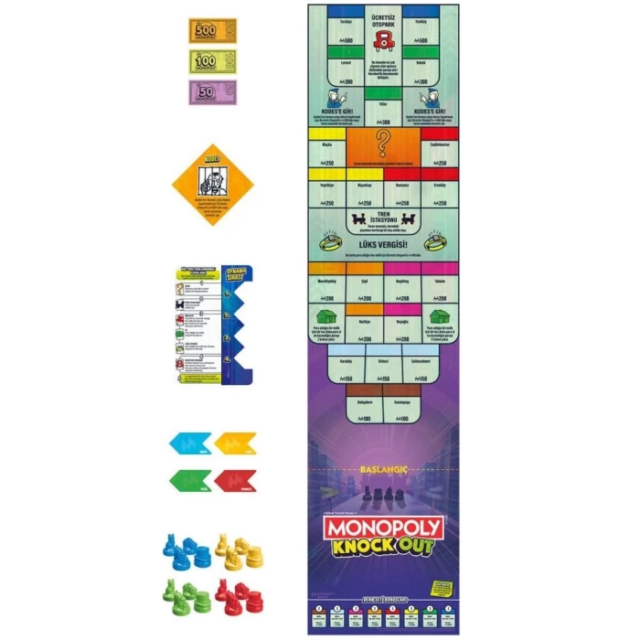 Nessiworld F8995 Monopoly Knockout