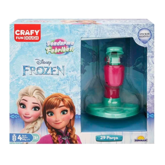 Nessiworld Frozen Dondurma Fabrikası Oyun Hamuru Seti 200 gr 29 Parça