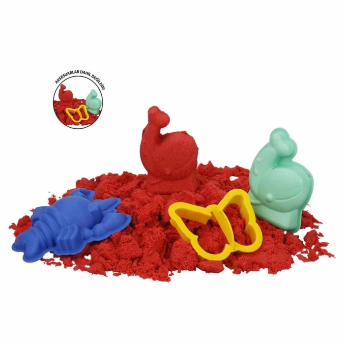 Nessiworld Fun Dough Kinetik Kum 1000 g Kırmızı