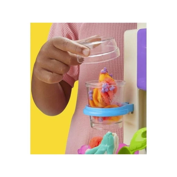 Nessiworld G0028 Play-Doh Gökkuşağı Dondurma Makinesi Oyun Seti+3 yaş