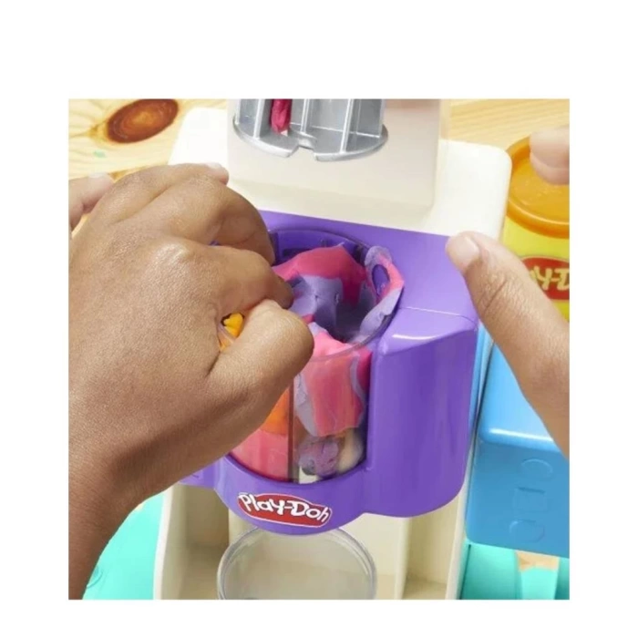 Nessiworld G0028 Play-Doh Gökkuşağı Dondurma Makinesi Oyun Seti+3 yaş