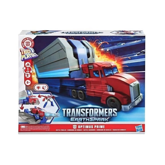 Nessiworld G0750 Transformers Earthspark Optimus Prime Savaş Tırı Oyun Seti