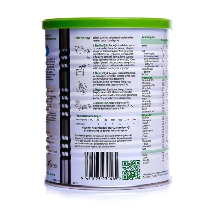 Nessiworld  Golden Goat 1 Keçi Sütlü Bebek Sütü 0-6 Ay 400 Gr
