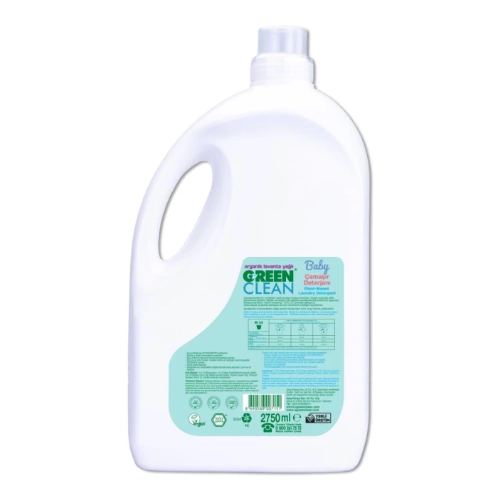 Nessiworld Green Clean Bitkisel Çamaşır Deterjanı 2750 ml (55 Yıkama)