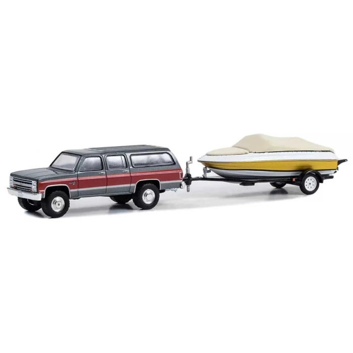 Nessiworld Greenlight 1/64 1987 Chevrolet Suburban K20 Silverado