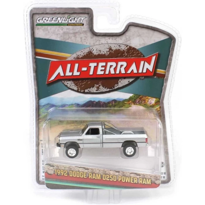 Nessiworld Greenlight 1/64 All-Terrain Series 16- 1992 Dodge Ram D250 Power Ram