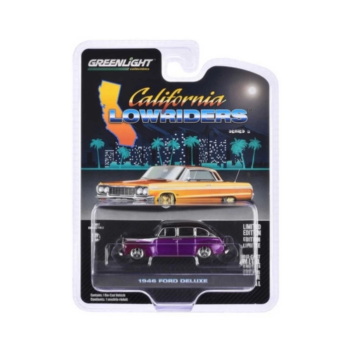 Nessiworld Greenlight 1/64 California Lowriders Series 6- 1946 Fordor Super Deluxe