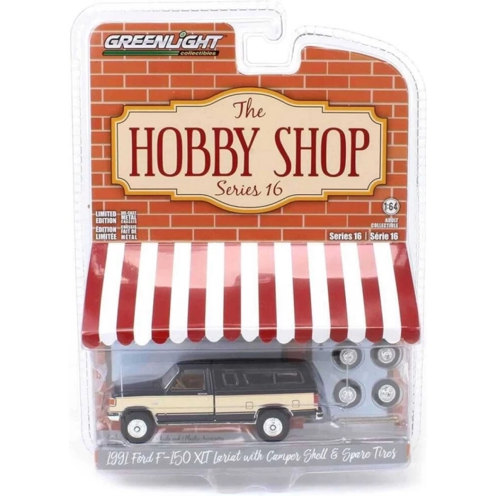 Nessiworld  Greenlight 1/64 The Hobby Shop Series 16- 1991 Ford F-150 XLT Lariat