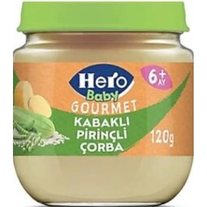 Nessiworld Hero Baby Gourmet Kabaklı Pirinçli Kavanoz Mama 120 Gr
