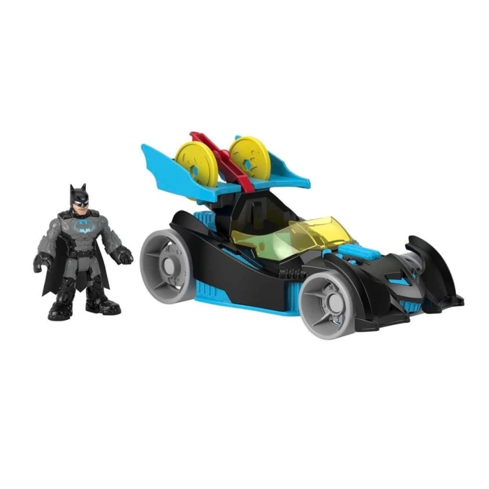 Nessiworld HFD48 Imaginext DC Super Friends Bat-Tech Batmobil Yarış Aracı