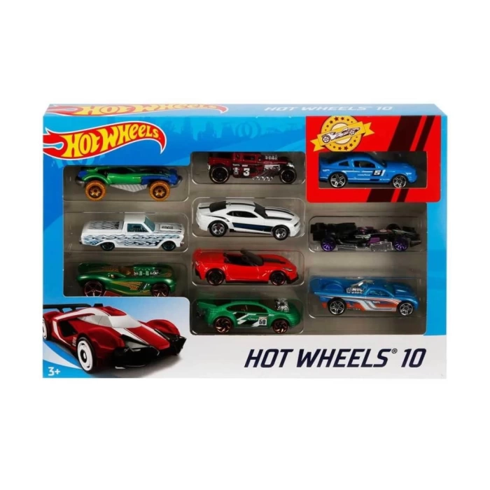 Nessiworld Hot Wheels Araba Seti 10lu 54886