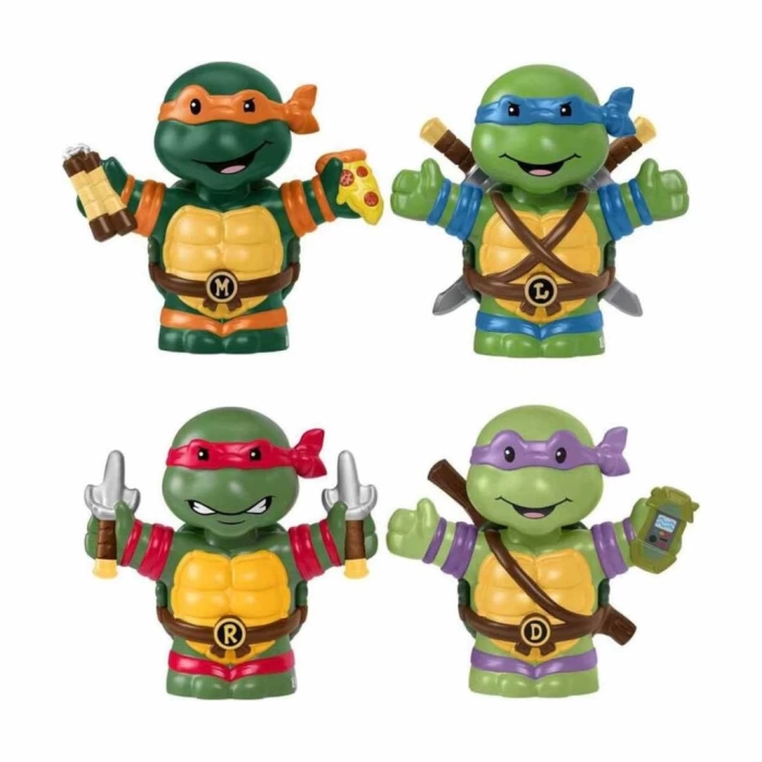 Nessiworld   HPM43 Little People® Collector Teenage Mutant Ninja Turtles 4lü Özel Set