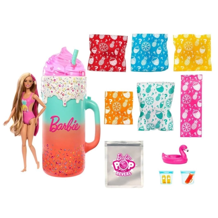 NessiWorld HRK57 Barbie Pop Reveal Sürprizli Bardak Oyun Seti