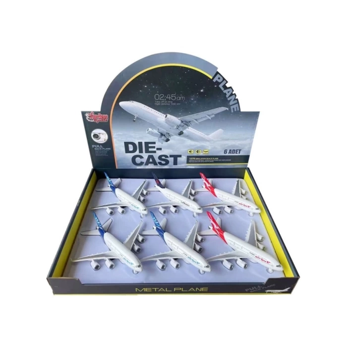 Nessiworld HW-A380-1 CB IŞIKLI-SESLİ METAL YOLCU UÇAĞI