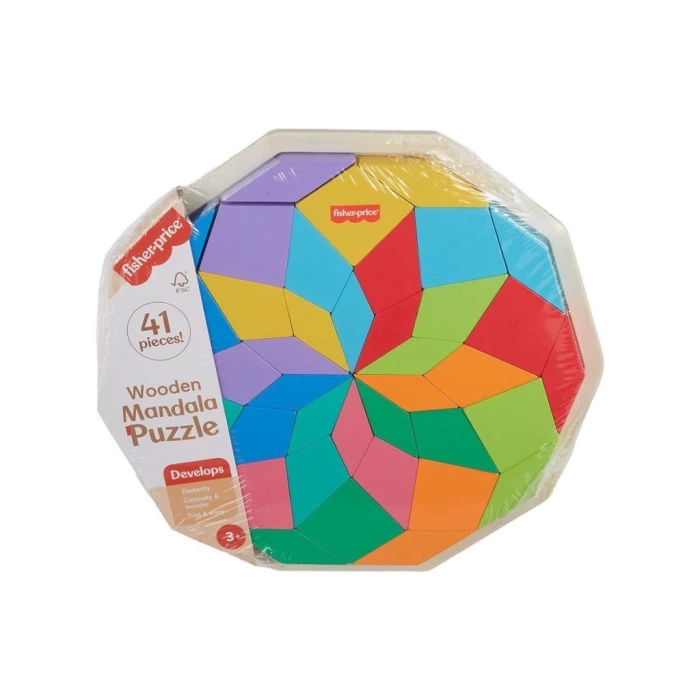 Nessiworld HXT94 Fisher-Price Ahşap Mandala Yapboz