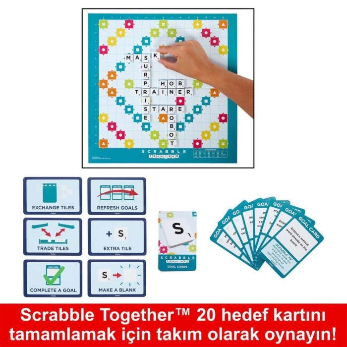 NessiWorld HXV98 Scrabble Orijinal İkisi Bir Arada Türkçe