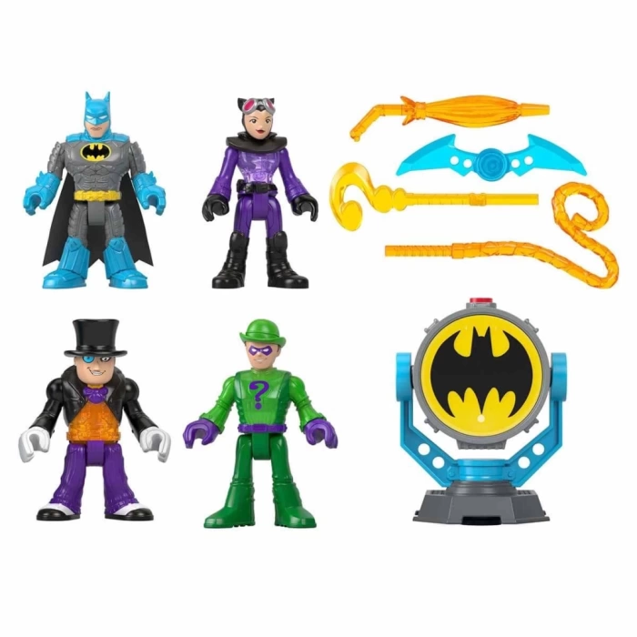 Nessiworld Imaginext DC Super Friends Bat-Tech Bat-Signal Figür Seti