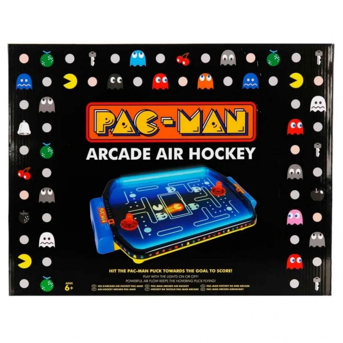 Nessiworld Işıklı Pac-Man Arcade Masaüstü Hava Hokeyi