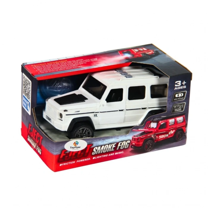 Nessiworld Işıklı Sesli Duman Çıkaran Sürtmeli Jeep BCP-1B