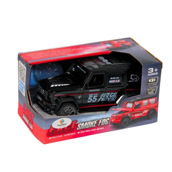 Nessiworld Işıklı Sesli Duman Çıkaran Sürtmeli Spor Jeep BCP-1A