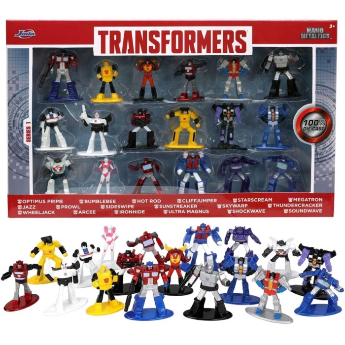 Nessiworld Jada Transformers Nano 18li Metal Figür Seri 1