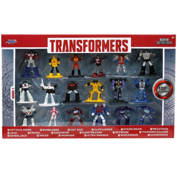 Nessiworld Jada Transformers Nano 18li Metal Figür Seri 1