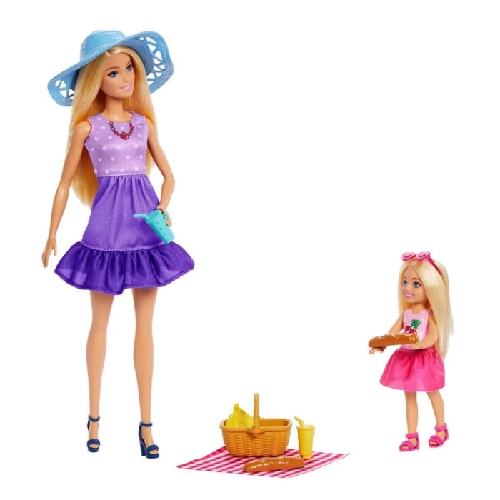 Nessiworld JBF43 Barbie Malibu ve Chelsea ve Aksesuarları