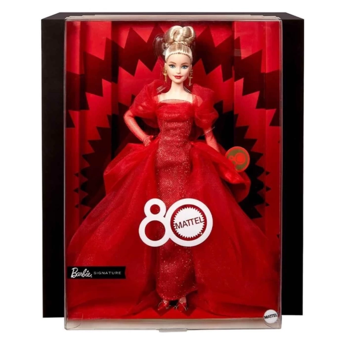 Nessiworld JBJ17 Mattel 80. Yıl Dönümü Koleksiyon Bebek - Sarışın