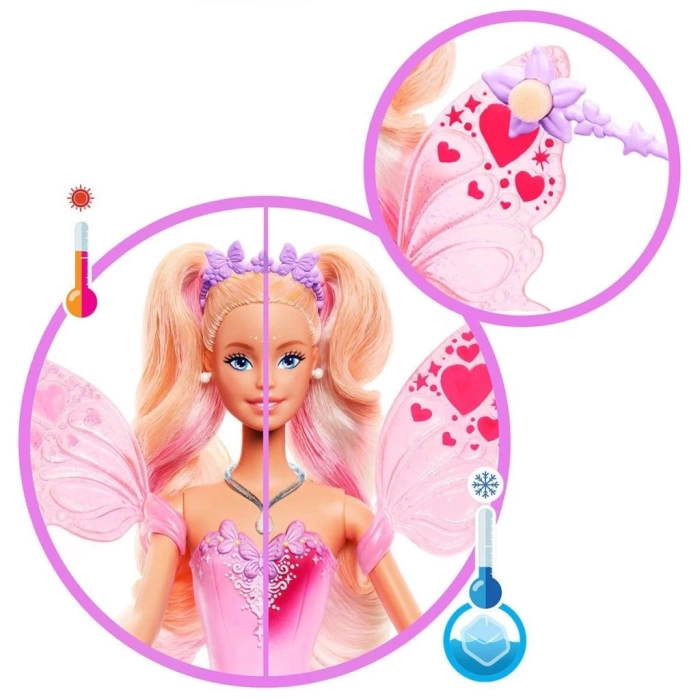 Nessiworld JCP76 Barbie Renk Değiştiren Peri Kızı Bebek