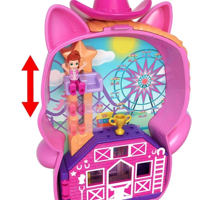 Nessiworld JCR39 Polly Pocket Midilliyle Rodeo Heyecanı Mikro Oyun Seti