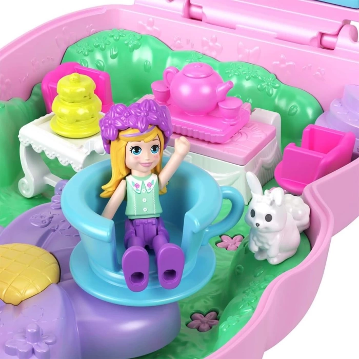 Nessiworld JCR40 Polly Pocket Tavşancığın Çay Partisi Mikro Oyun Seti
