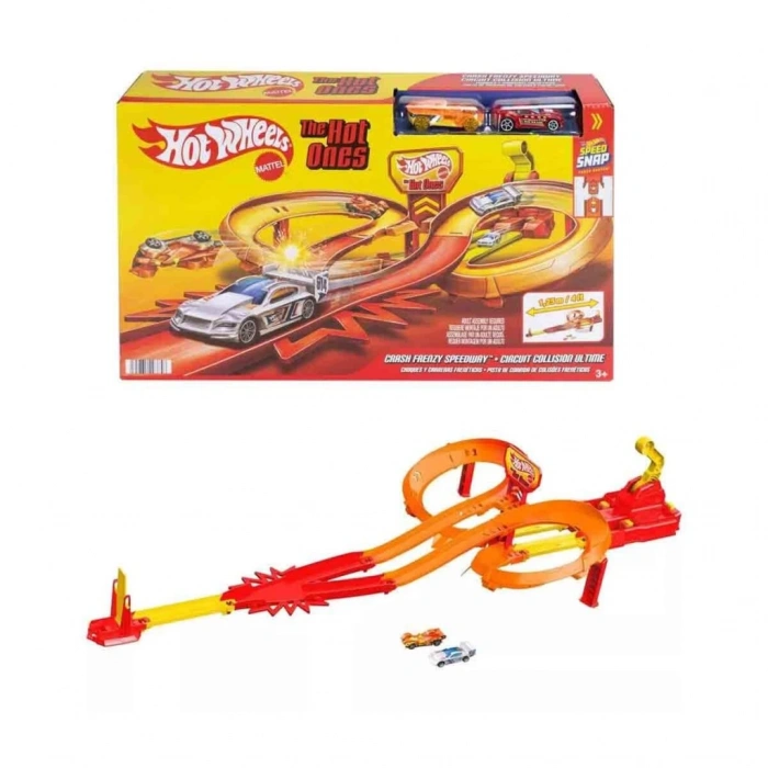Nessiworld JFD11 Hot Wheels The Hot Ones Crash Speedway Frenzy