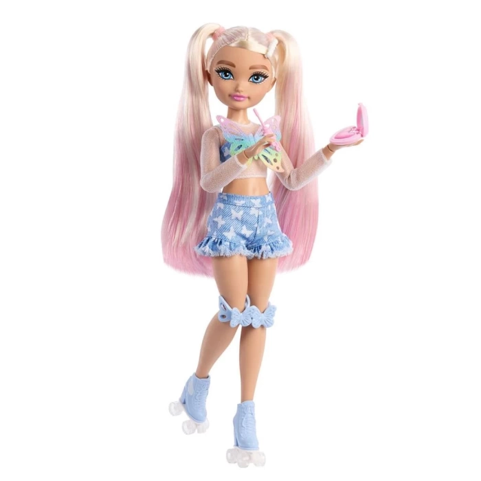 Nessiworld JFX96 Malibu - Barbie Dream Besties Paten Partisi Malibu Bebek ve Aksesuarları