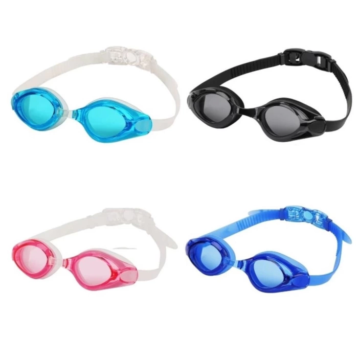 Nessiworld JS-G803S-Vardem Silikon Yüzücü Gözlüğü -Buğu Önleyici & Uv Filtre