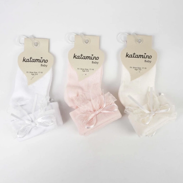 Nessiworld  Katamino Anahid Aks Kız Bebek Soket Çorap K46310 Asorti