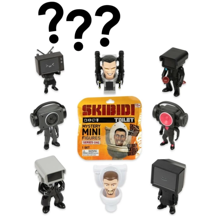 Nessiworld KBD01000 Skibidi Toilet Mini Figür Surpriz Paket