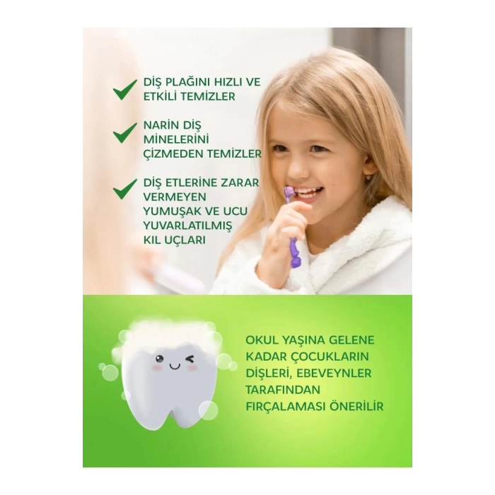Nessiworld   .Kids Ekstra Soft Diş Fırçası 3-7 Yaş