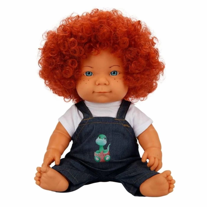 Nessiworld Kıvırcık Saçlı Curly Bebek 35 cm