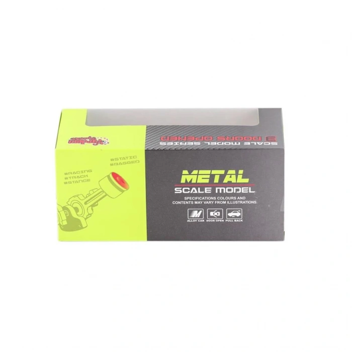 Nessiworld KM-36201A-Vardem Kutulu Çek Bırak 1:36 Metal Araba