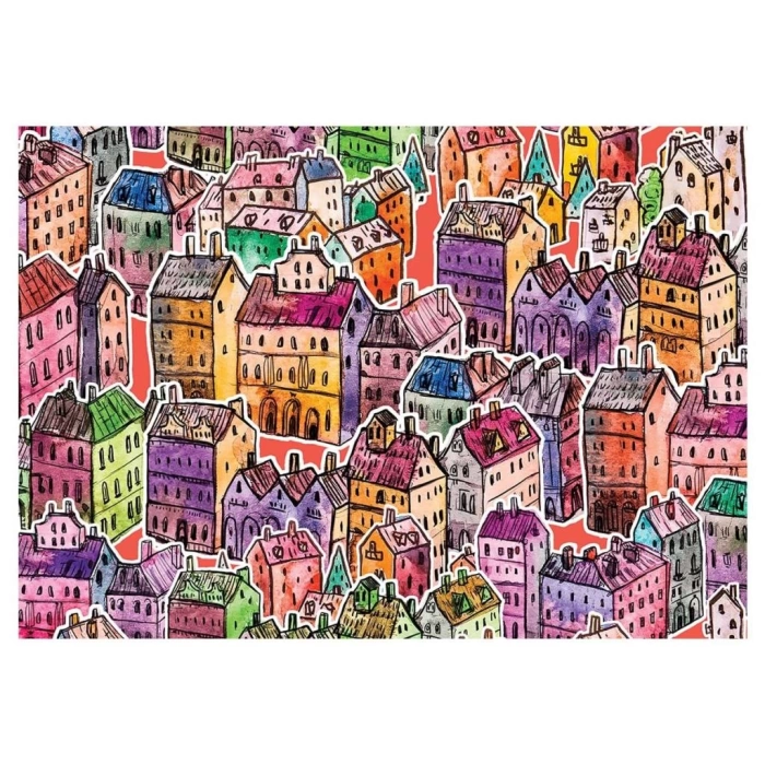 Nessiworld KS City of Colors 1000 Parça Puzzle